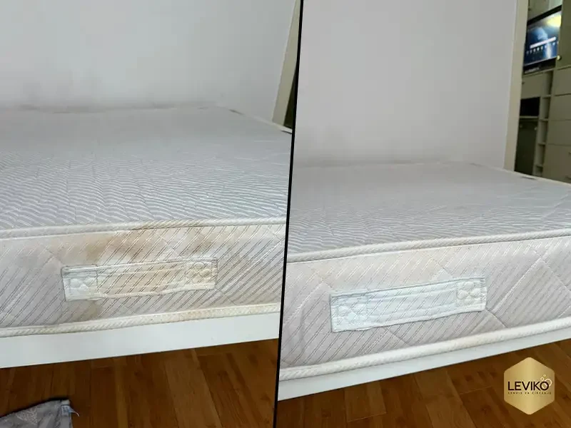 Madrac prije i nakon dubinskog čišćenja